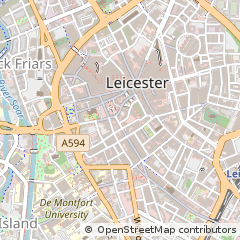 Map of Leicester