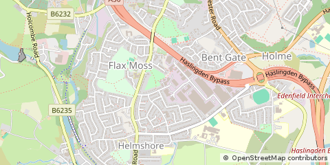 Map of Rossendale
