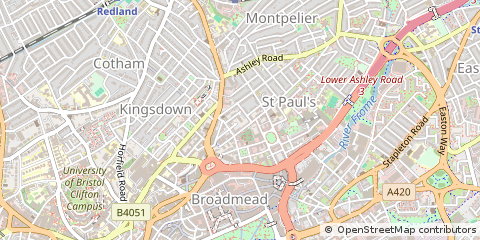 Map of Bristol