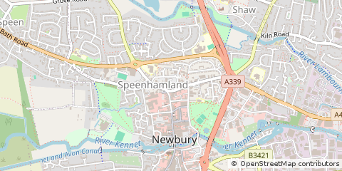 Map of Newbury