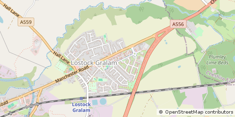 Map of Northwich, Cheshire