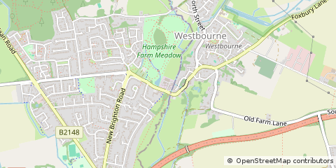 Map of Emsworth, Hampshire