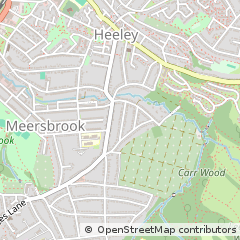 Map of Sheffield