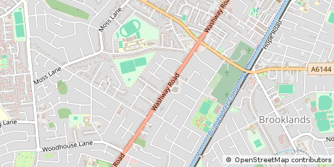 Map of Sale, Cheshire