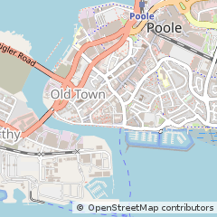 Map of Poole, Dorset