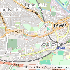 Map of East Sussex