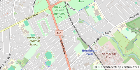 Map of Harrogate, North Yorkshire