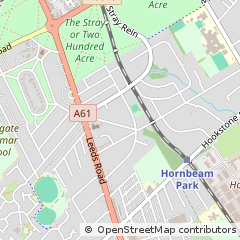 Map of Harrogate, North Yorkshire