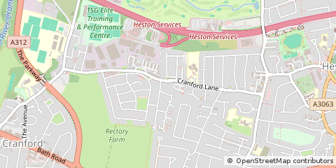 Map of Heston, Middlesex