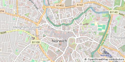 Map of Norwich