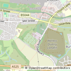 Map of Newcastle, Staffordshire