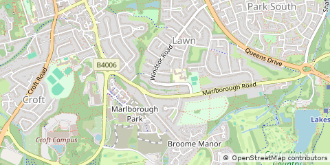 Map of Swindon