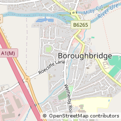 Map of Boroughbridge, North Yorkshire