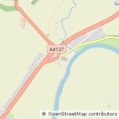 Map of Ross-on-WYE, Herefordshire