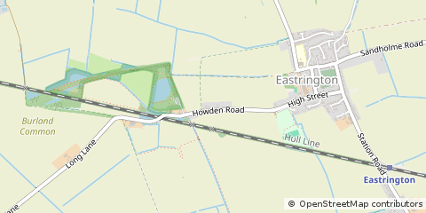Map of Goole, North Humberside