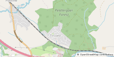 Map of Swansea