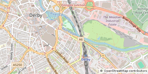 Map of Derby