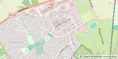 Map of York, North Yorkshire