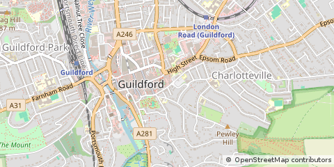 Map of Guildford