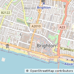 Map of Brighton, East Sussex