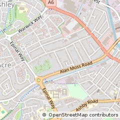 Map of Loughborough, Leicestershire