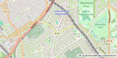 Map of Leytonstone, London