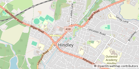 Map of Wigan