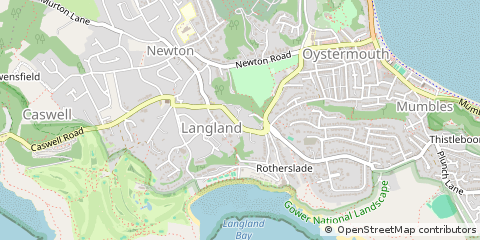 Map of Swansea