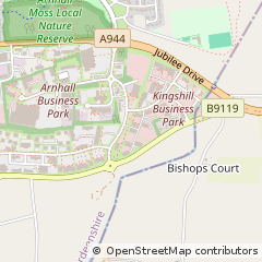 Map of Westhill, Aberdeenshire