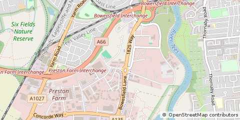 Map of Stockton-on-Tees