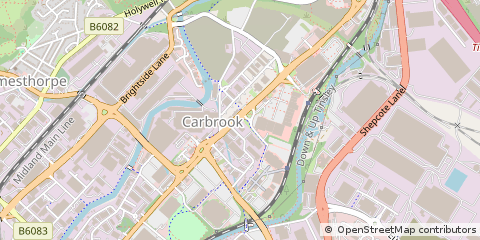 Map of Sheffield