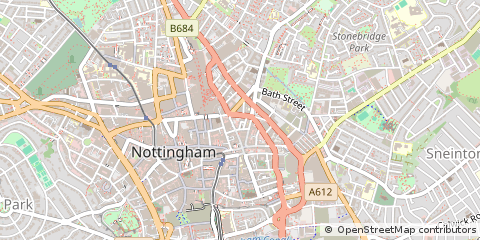 Map of Nottingham