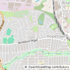 Map of Darlington, Co Durham