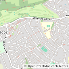 Map of Sheffield, South Yorks
