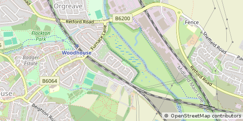 Map of Sheffield