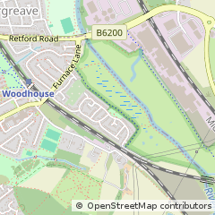 Map of Sheffield
