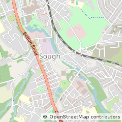 Map of Darwen, Lancashire