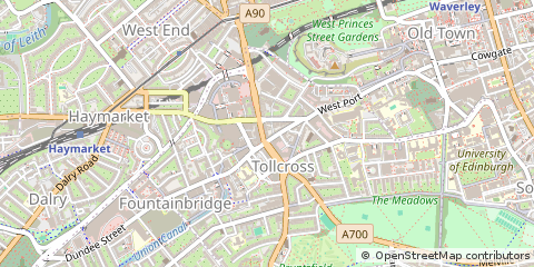 Map of Edinburgh