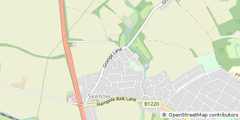 Map of Doncaster