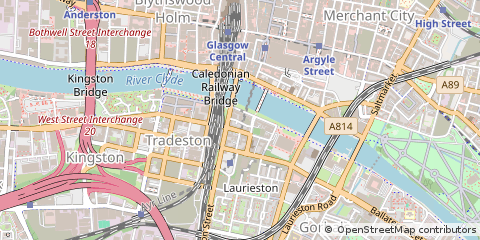 Map of Glasgow
