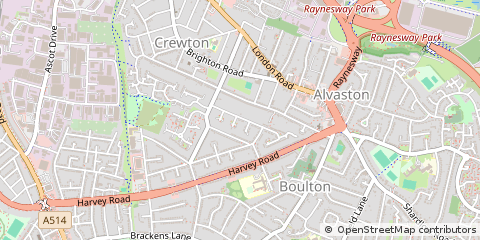Map of Derby, Derbyshire