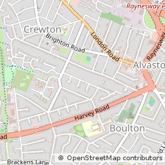 Map of Derby, Derbyshire
