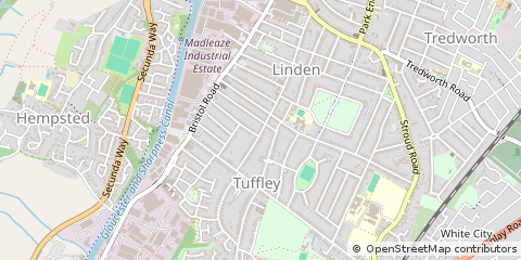 Map of Gloucester