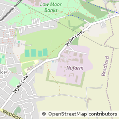 Map of Bradford, West Yorkshire