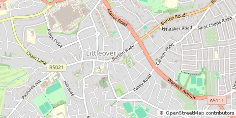 Map of Derby