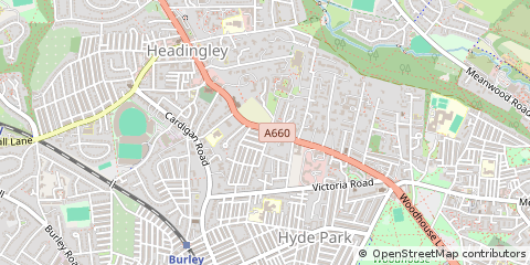 Map of Leeds
