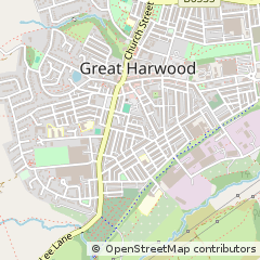 Map of Blackburn, Lancashire