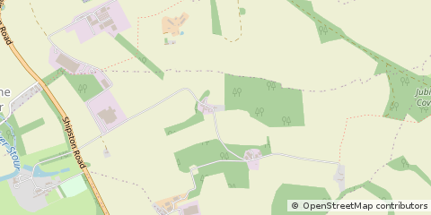 Map of Atherstone on Stour, Warwickshire