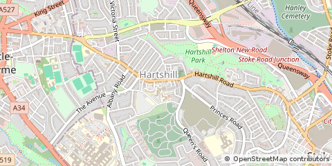 Map of Stoke-on-Trent