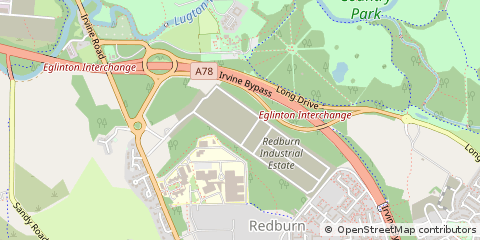 Map of Irvine, Ayrshire